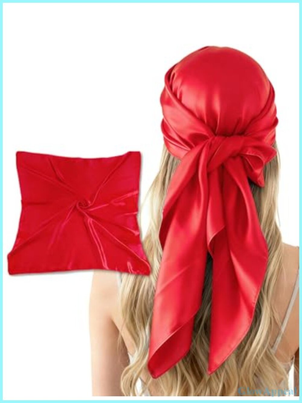 Large 35x35 Satin Scarf Shawl Wrap Headband Square Big